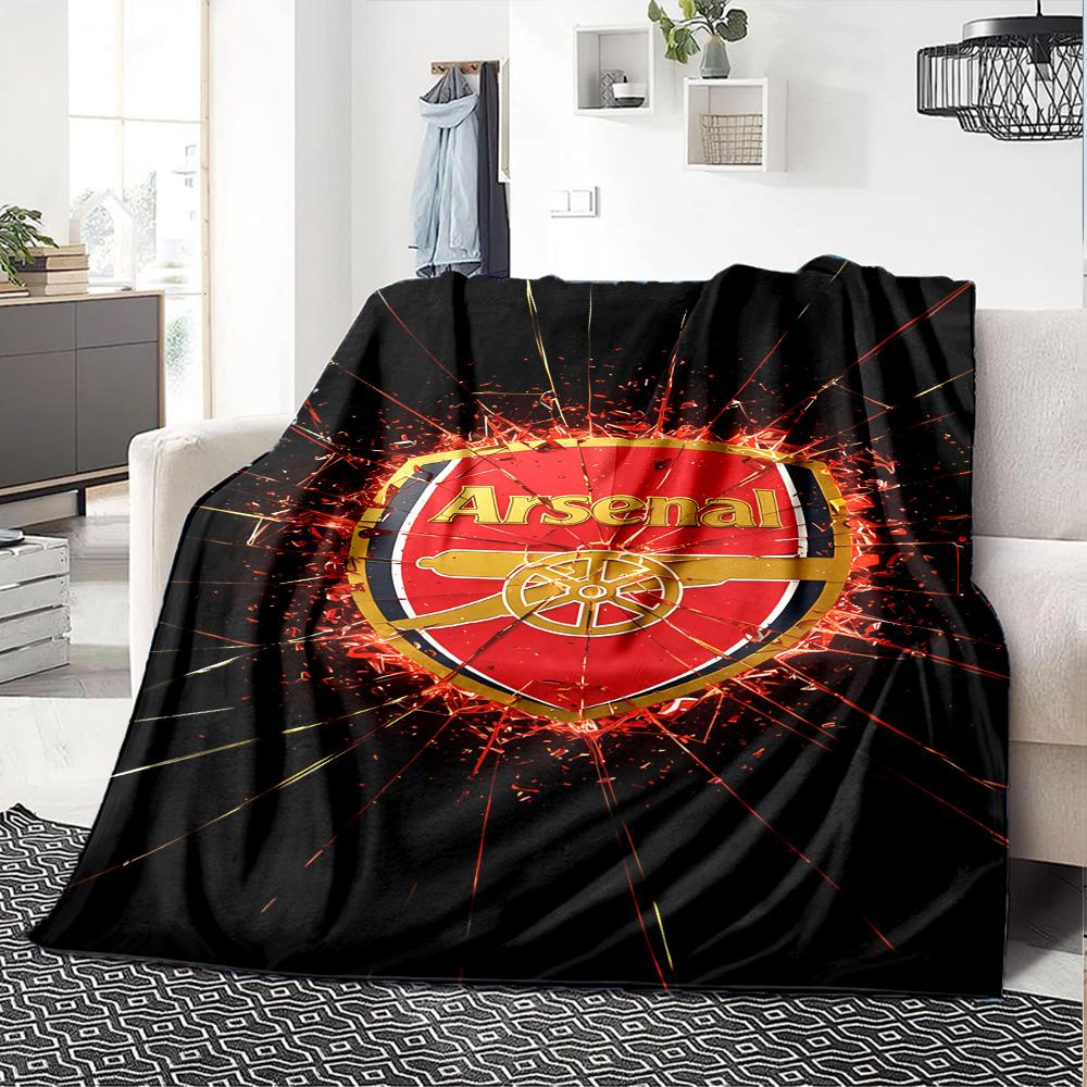 Arsenal Blanket Soft & Cozy Suitable for Sofa Chair Couch for All Seasons Modern Gift for Travel Home Birthdays