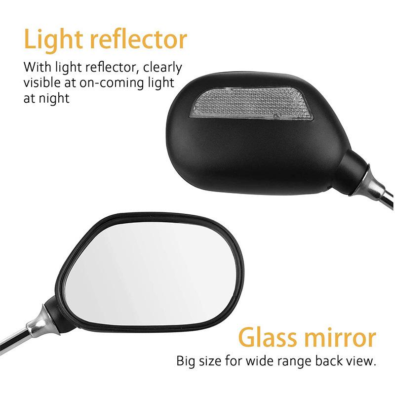 Плоское светоотражающее зеркало заднего вида для велосипедов - Оборудование для безопасности для горных велосипедов и электромобилей