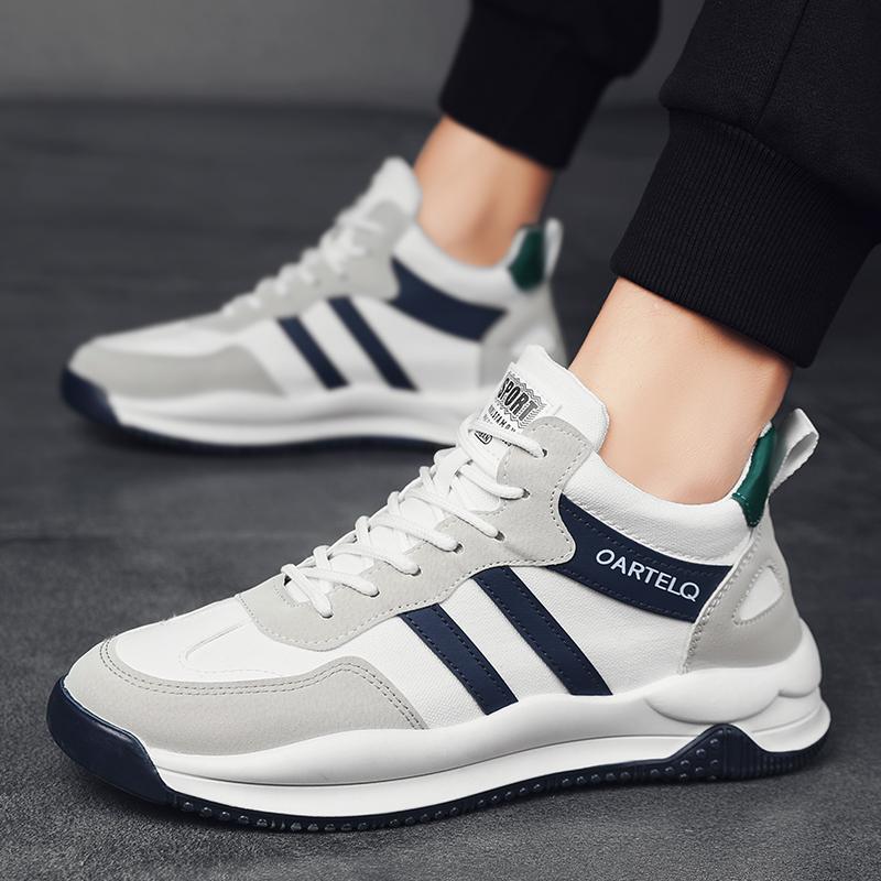 Мужские кроссовки 2024 года, повседневные, легкие, дышащие, сетчатые, на шнуровке, спортивные туфли для активного отдыха, нескользящие, нейтральные, с широким верхом, теннисные туфли