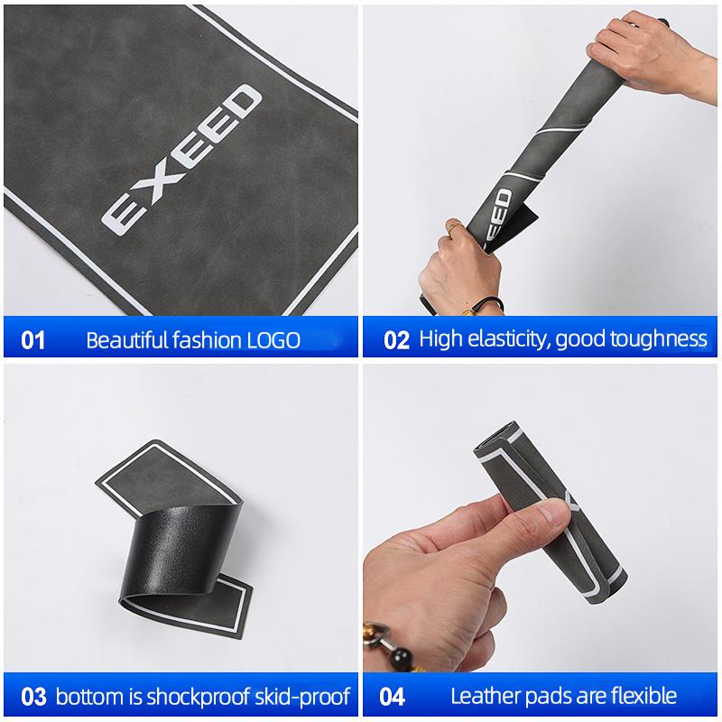 Car Door Groove Mat For Chery Exeed VX 2021 Anti-slip Cup Pad Rubber Rugs Slot Hole Interior Car-styling Accessories 17PSC