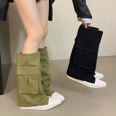 Новые остроносые квадратные каблуки толстые низкие каблуки ботинки на подкладке женские панк рыцарские ботинки женские ботинки