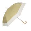 Pluvia 220g Long Umbrella for Solid 58cm Ultra-Lightweight Women, Color, Beige,