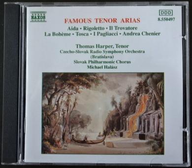 CD HARPER/HALASZ/SLSB - Beruehmte Tenorarien  8550497 Naxos Germany Classical Used