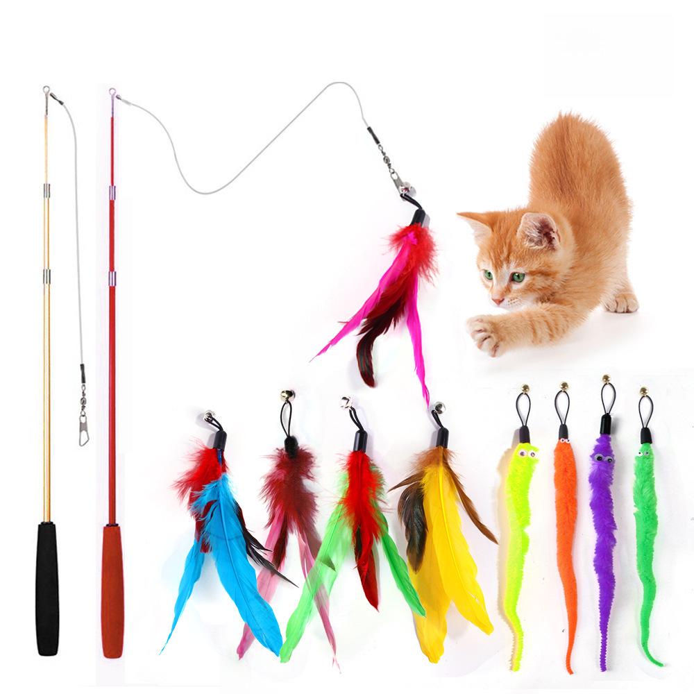 Набор игрушек для кошек «Трансграничный»: Интерактивный тизер, плюшевая мышь и звуковые игрушки