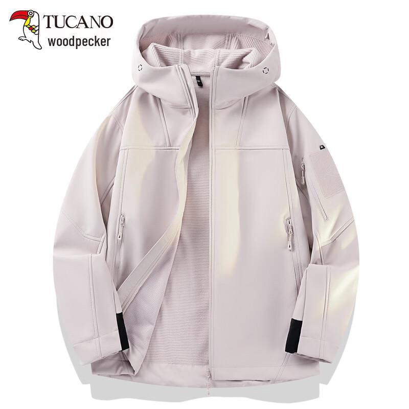 Tucano Женская уличная софтшелл куртка с капюшоном для хайкинга
