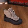 Ботинки мартин женские зимние новые ботинки для снега на платформе бархатные теплые низкие ботинки удобные материнские хлопковые туфли женские