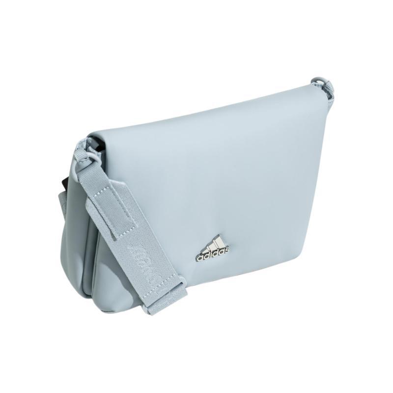 Adidas Сумка кроссбоди из переработанного материала, на плечо, женская, светло-голубая, Adidas IX7969