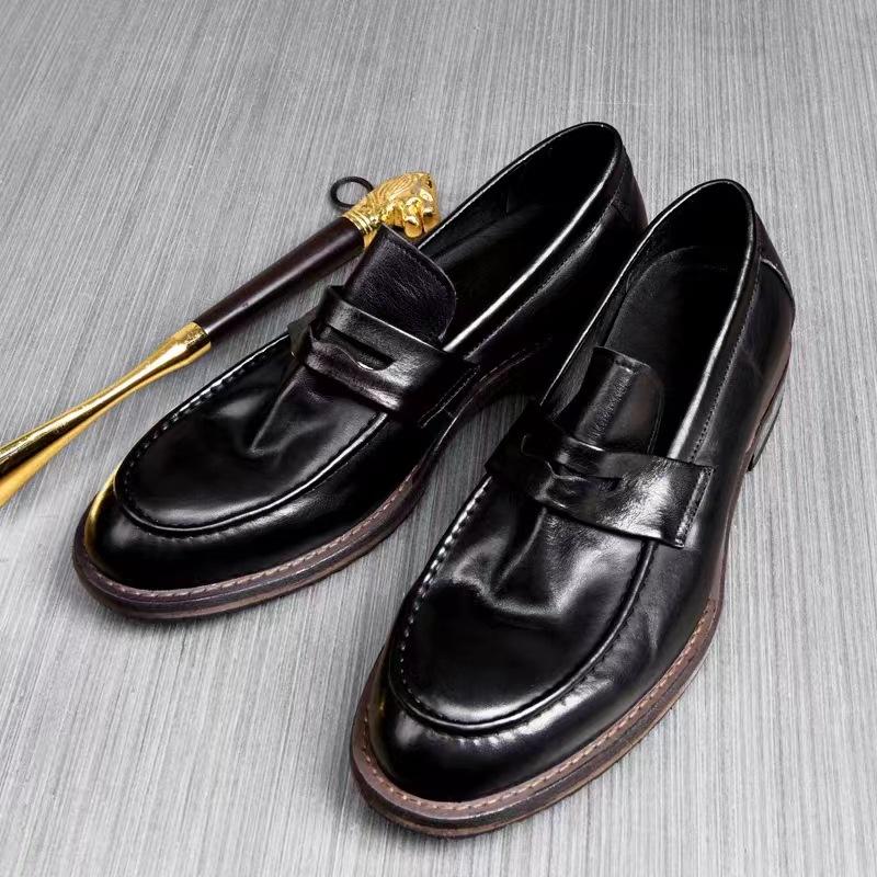 Кожаные высококачественные мужские кожаные туфли Goodyear из натуральной кожи, деловые повседневные кожаные туфли с дышащей дезодорирующей подошвой, высококачественные туфли