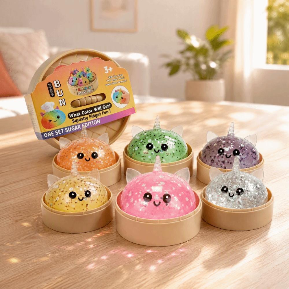 Slow Rebound Bun Squeezable Toy Slow Rising Squishy Toy Unique Gift Fidget Toy Office Desk