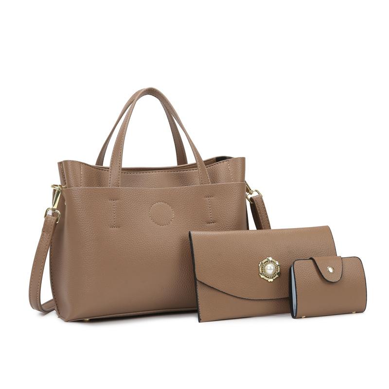 2025 New Women's Commuter Tote Bag Large Capacity Leather Shoulder Bag Fashionable Unique Design
