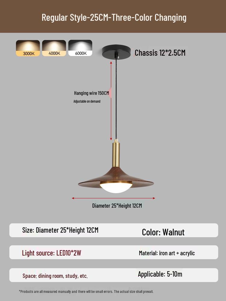 Ретро люстра из массива дерева в стиле середины века для обеденных и барных зон