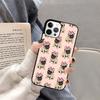 Милый мультяшный мопс Чехлы для мобильного телефона Обложка Для iPhone 17 Air 16 15 14 12 13 11 Pro MAX apple Plus Coque