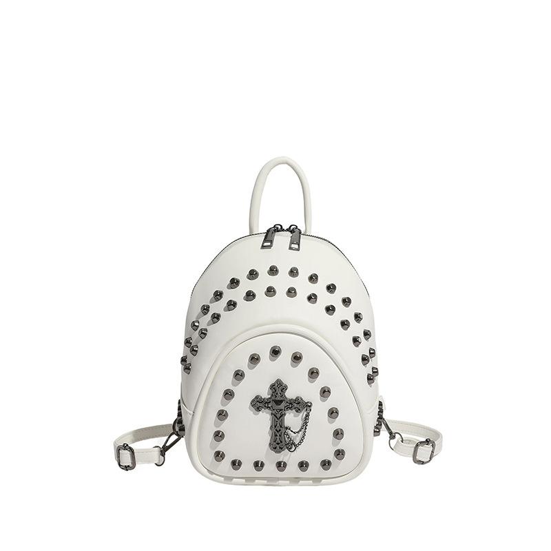 Рюкзак, Осенне-зимний маленький рюкзак с заклепками, Ретро женская сумка через плечо