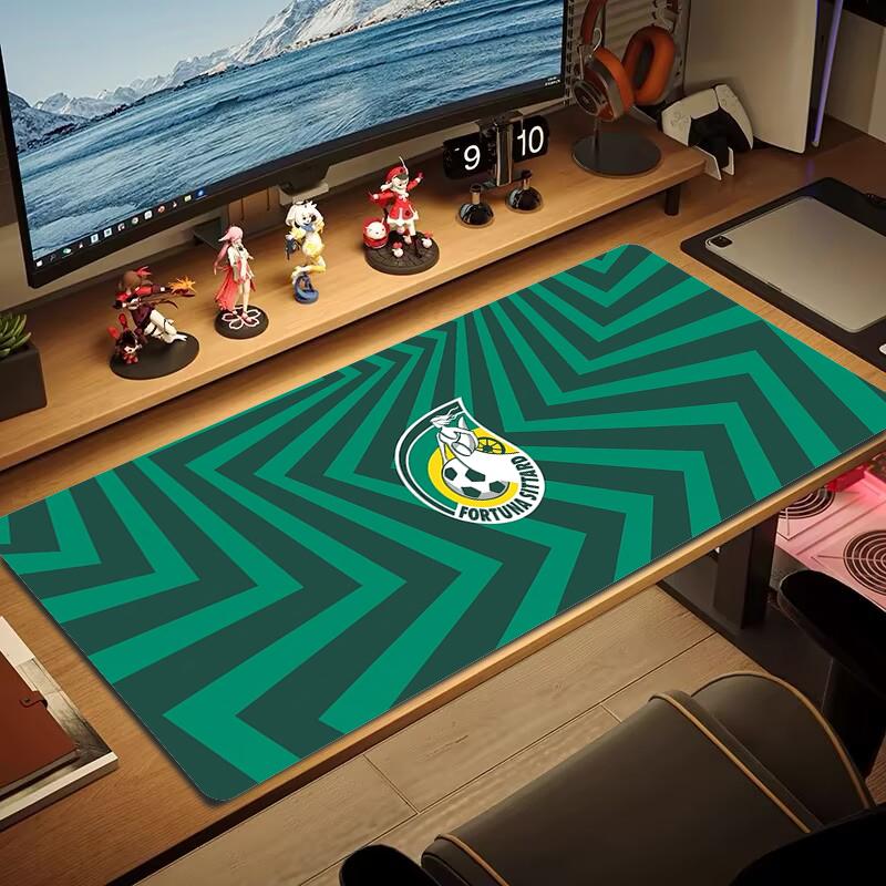 Fortuna Sittard Mouse Pad Large Gaming Table Cushion Nonslip Laptop Tablet Big Mousepad Xxl Mat Mini Pc Playmat With Lock Edge
