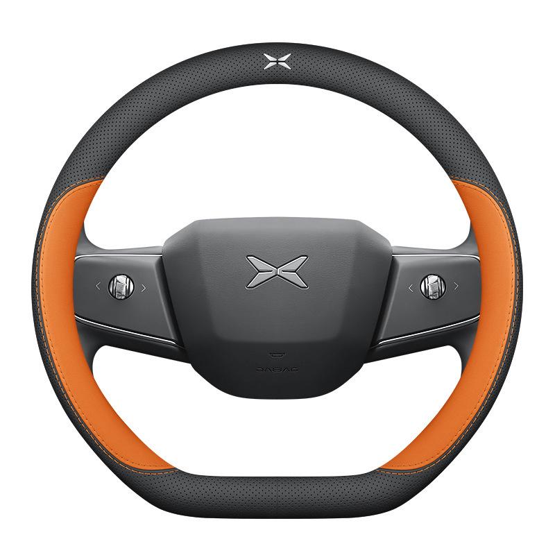 Genuine Leather Steering Wheel Cover for XPeng MONA M03, P7, G6, X9, G7