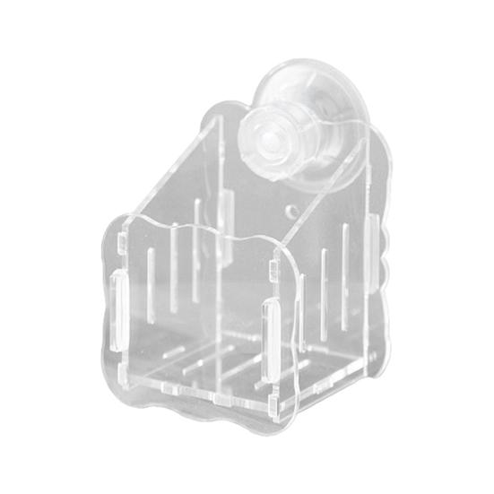 Подставка для аквариумных растений, подвесной горшок для растений с присосками, прозрачный