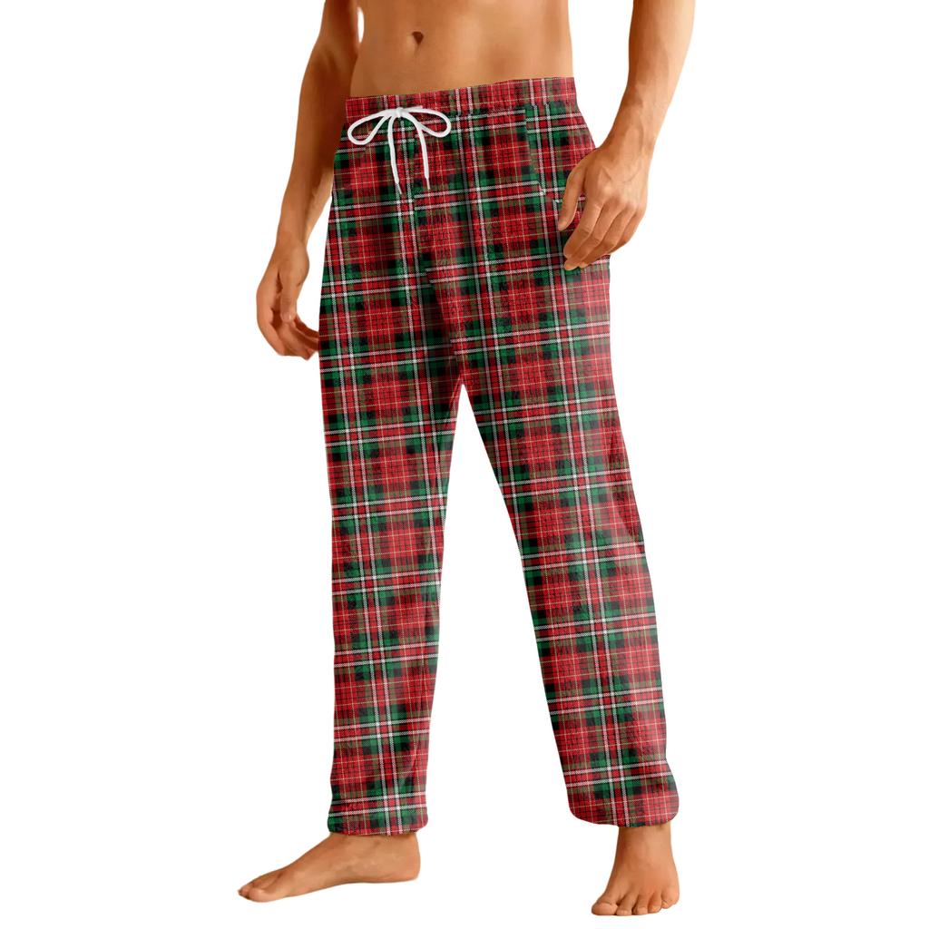 Men's Home Soft Pajama Pants Drawstring With Pockets Casual Sports Pants