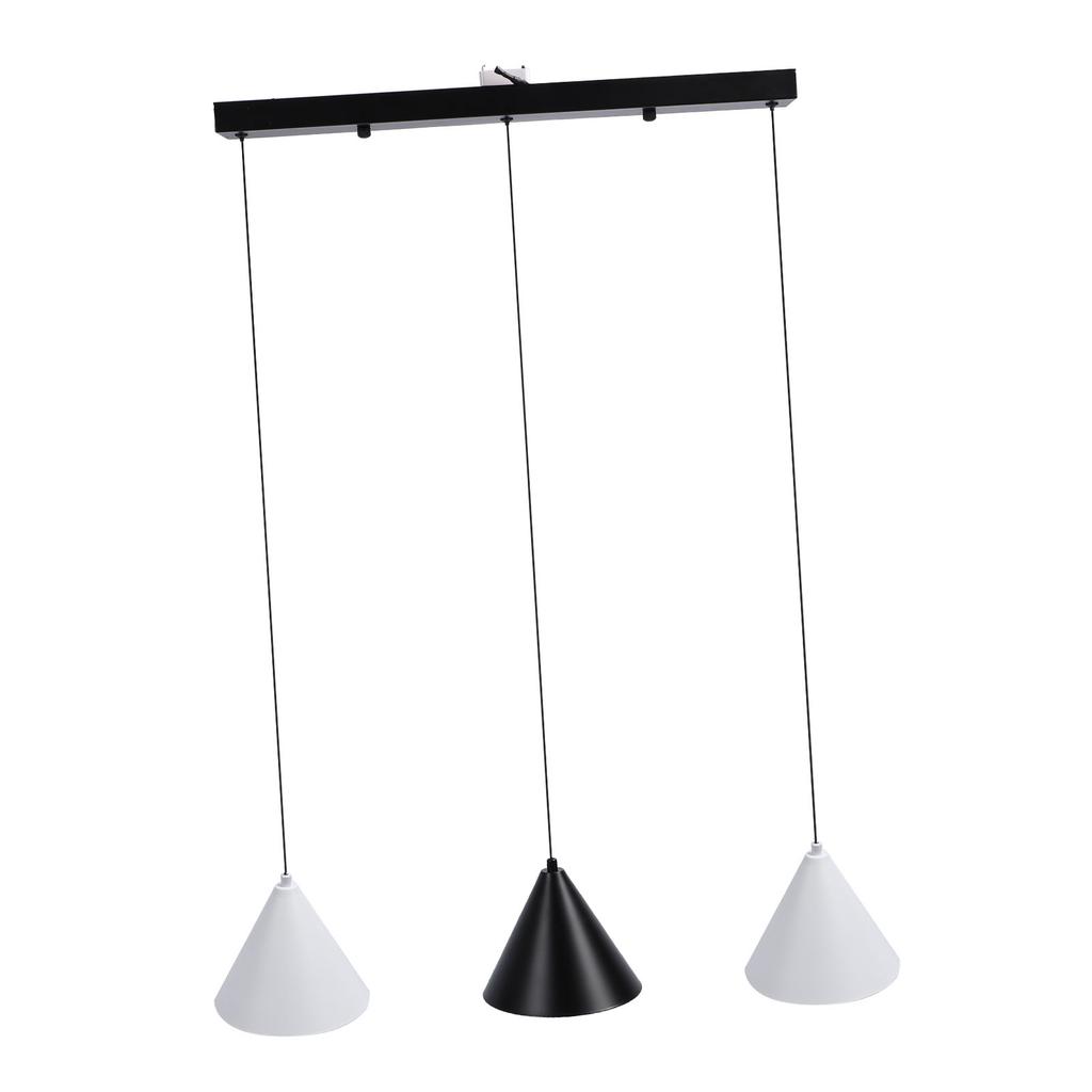 3 Light Pendant Lamp Innovative Nordic Style Iron 3 Colors Temperature Hanging Pendant Lighting for