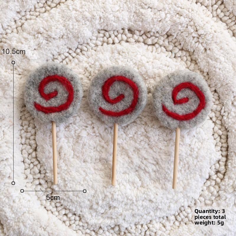 Lollipop Tree Christmas Ice Cream Shape Decor With Hanging Toys For Holiday