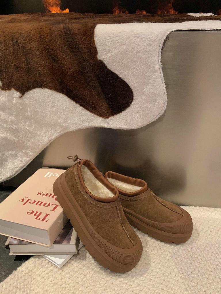 «Женские туфли на платформе из мягкой кожи и меха 2024 года — подчеркивающие рост, универсальные повседневные туфли на осень/зиму»