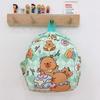 Animal Pattern Children Nylon Backpack With Cushioned Straps For Daycare