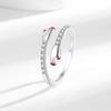 2026 Ring Female Personality Diamond Set Love Hug Ring
