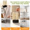 Dual Brushes Wine Glass Polisher with Suction Base Glass Polisher Machine  Home