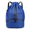Drawstring Gym Bag Soccer Basketball Organizer with Separate Shoe Compartment Large Capacity Waterproof Design Drawstring Backpack