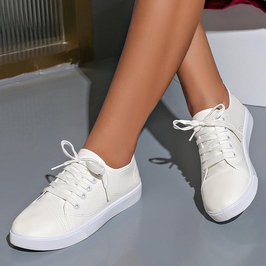 Fashion 2024 Autumn New Women Shoes Flat Casual Sneaker Women's Fashion Soft Bottom Vulcanize Shoes