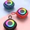 1 шт. Bluetooth-динамик, беспроводной портативный, для помещений и улицы, высокая громкость, маленький размер, RGB-подсветка