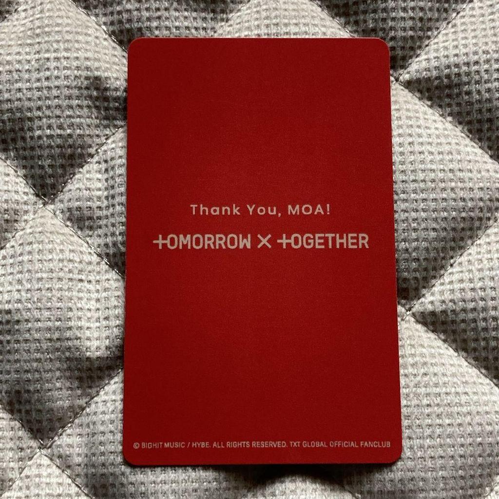 [USED] Yeonjun TXT MOAZONE Limited FC Bonus Fan Meeting Trading Card