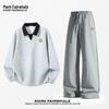 MARK FAIRWHALE Premium Men's Casual Two-Piece Set