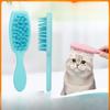 Pet Silicone Handle Bath Brush, Soft-toothed Dog Bath Massage Comb, Hair Care and Cleaning Pet Comb