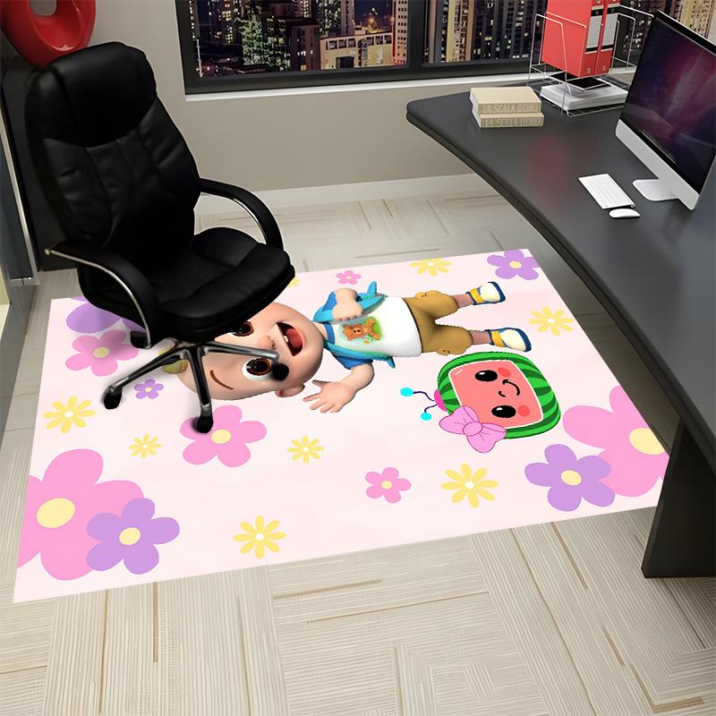 Cocomelon Printed Carpet, Rug for Office Chair Living Room Bedroom Kitchen Room Decor Gifts.
