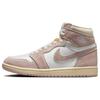 Air 1 Retro High OG мытые розовые женские кроссовки Atmography White Muslin FD2596-600