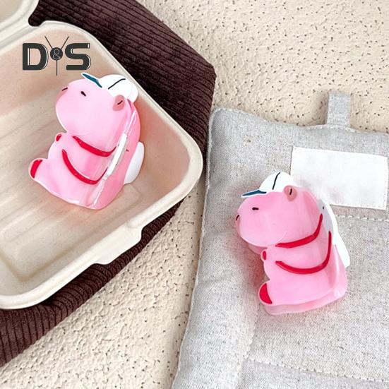 Заколка для волос в форме капибары, противоскользящие зубцы, женская заколка для волос, большой зажим для волос, аксессуар для волос