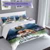 Messi Kisses World Cup Personalized Name Bedding Set,Light Bed Linen for Dorm Home Decoration,Perfect Festival Gift for Boys,Fade Resistant Duvet Cove