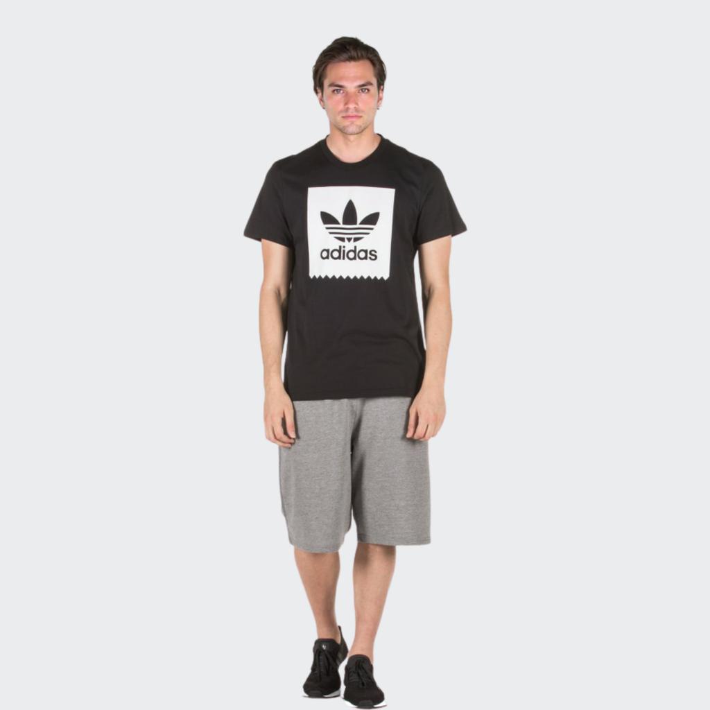 Adidas Originals Trefoil Logo Crew Neck Sports Short Sleeve T-Shirt Men Tops Black CW2339