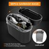 Car Trash Can and Storage Bag, Mini Storage Pouch, Multi-functional Car Seat Back Door with Lid Storage Box