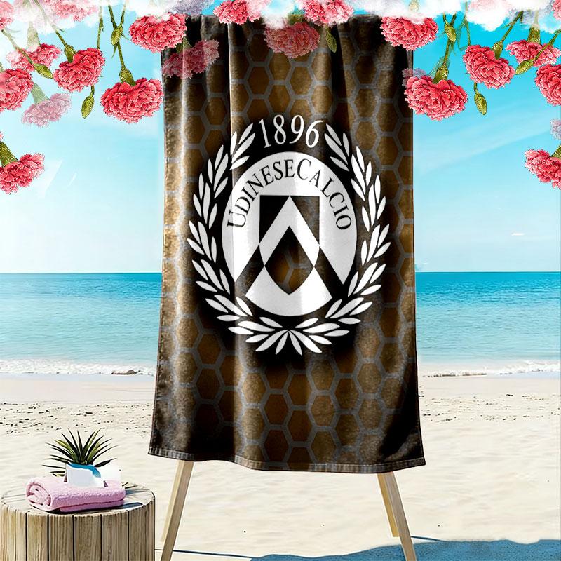 Udinese logo Beach Towel, Large Soft Quick Dry Towel for Beach Camping Swimming