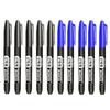 6/10 PCS Permanent Marker Pen Manga Drawing Markers Black Blue Red Waterproof Ink Sketch Pens Stationery Art School Supplies