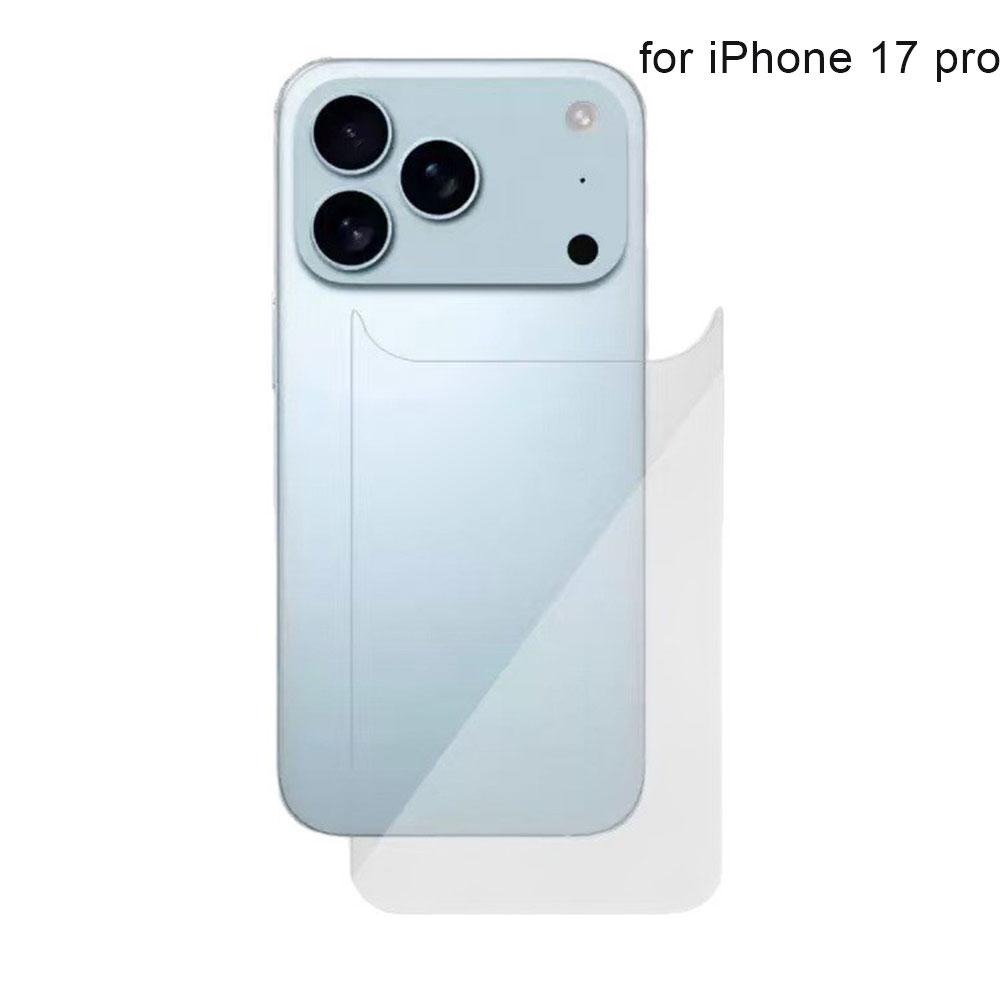 2 шт. Заднее закаленное стекло для iPhone 17 Pro Max Прозрачный HD Защитное стекло для заднего экрана для iPhone 17 Air 17 Pro 17ProMax Защитное стекло
