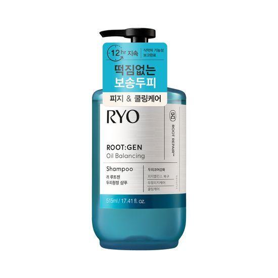 Охлаждающий шампунь для кожи головы Ryo Rootzen Очищающий шампунь для кожи головы 515 мл + 100 мл Специальное предложение и отдельный продукт