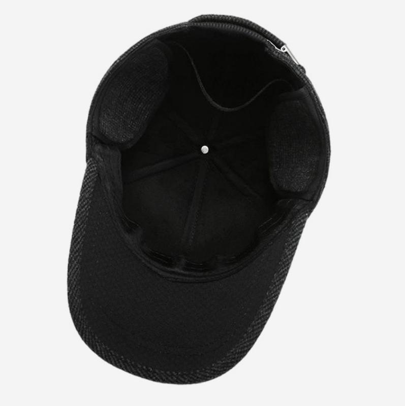 Elderly Hat Autumn And Winter Hat Men'S Woolen Baseball Cap Outdoor Ear Cap Hats Peaked Cap Casual Leisure Warm Hat