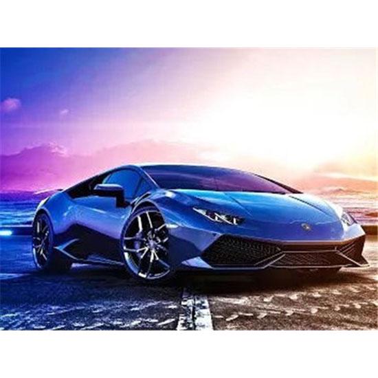 Полная площадь Алмазная мозаика Автомобиль 5D Алмазная картина Вышивка крестом Алмазная вышивка Горный хрусталь