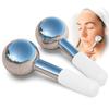 2pcs Beauty Facial Ice Globes Face Roller Massager Cooling Skin Care Body Neck Face Eyes Skin Lift Reduced Puffiness Household