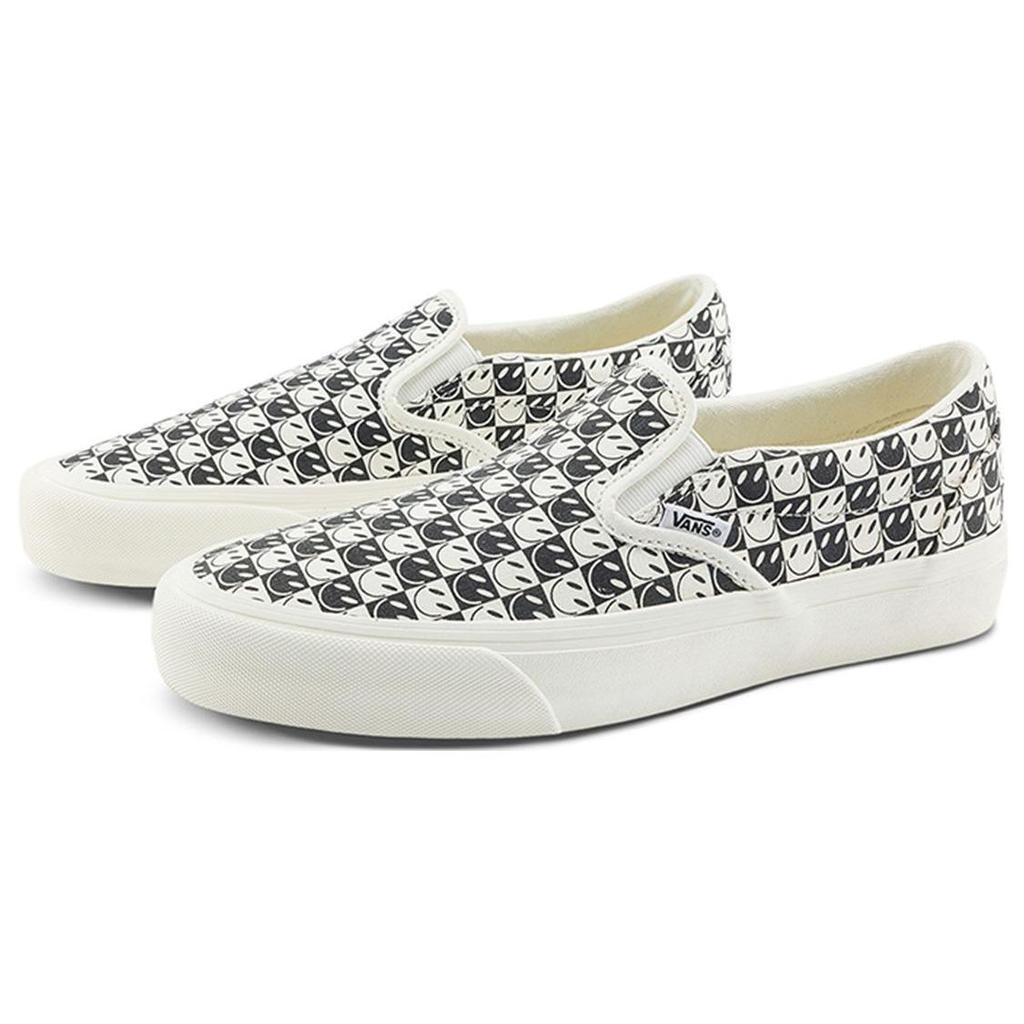 Vans Слипоны Vr3 с круглым носком, низкие, кеды для скейтбординга, унисекс, черно-белые VN0007NCKIG