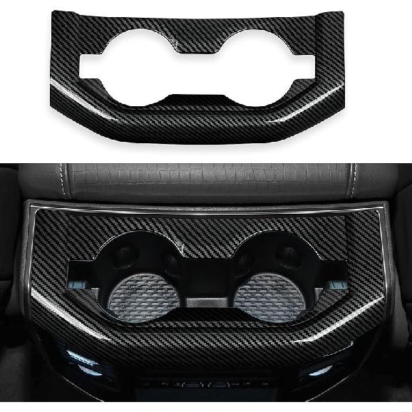Car Air Vent Outlet Decals For -2025 Dodge Ram 1500 2500 3500 Accessories Carbon Fiber Stickers, Black