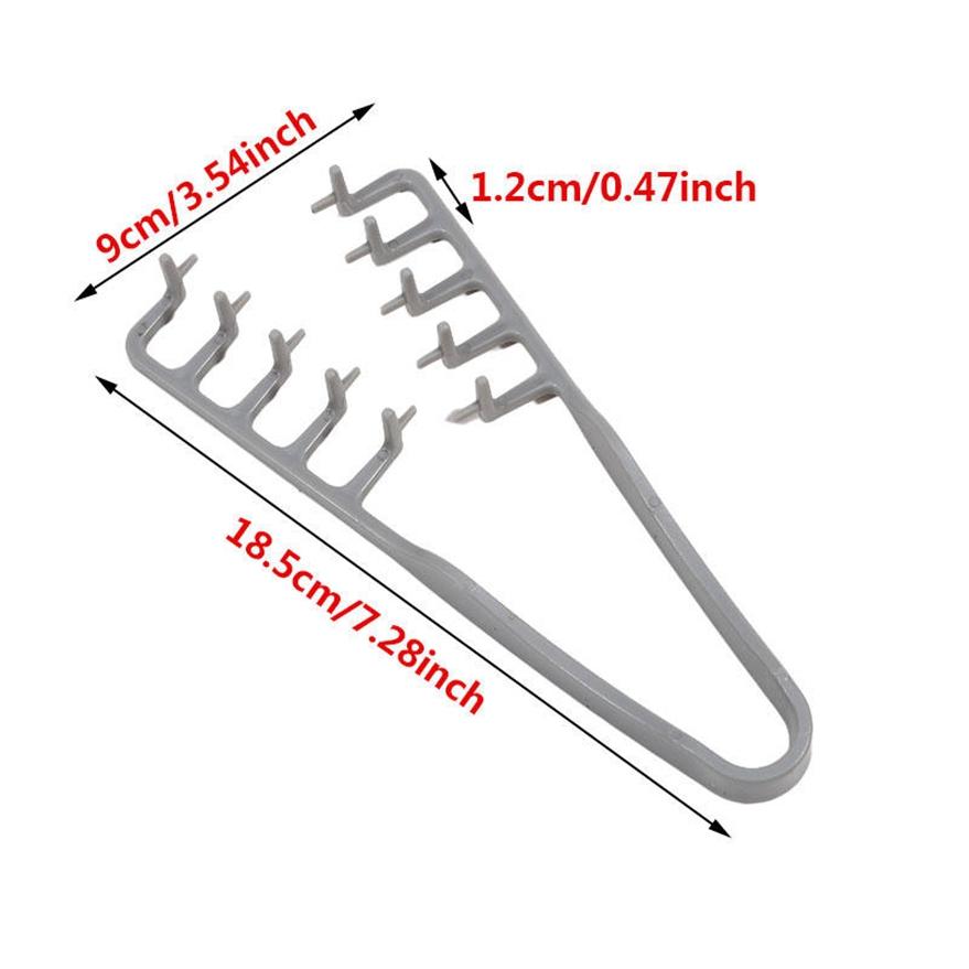 Creative Men Women Wide Tooth Textured Hair Styling Comb Fluffy Hair Root Comb Hairdressing Tool