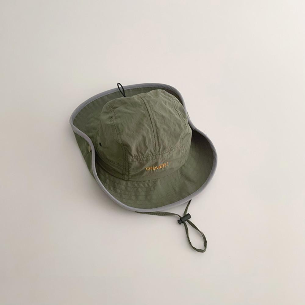 Summer Children Sunhat Quick-dry Fisherman Hat Ins Baby Bucket Hat  2-8 Years